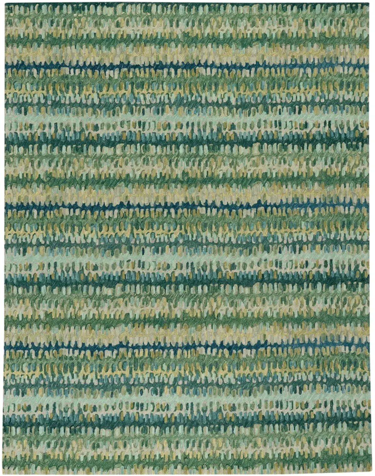 Paint Chip Hand Micro Hooked Wool Rug