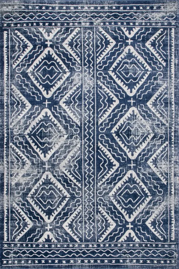 Bordered Trellis Rug