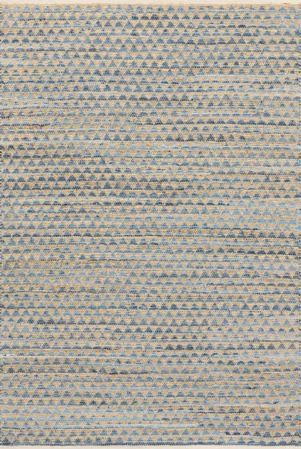 Geometric Rag Handwoven Jute Rug