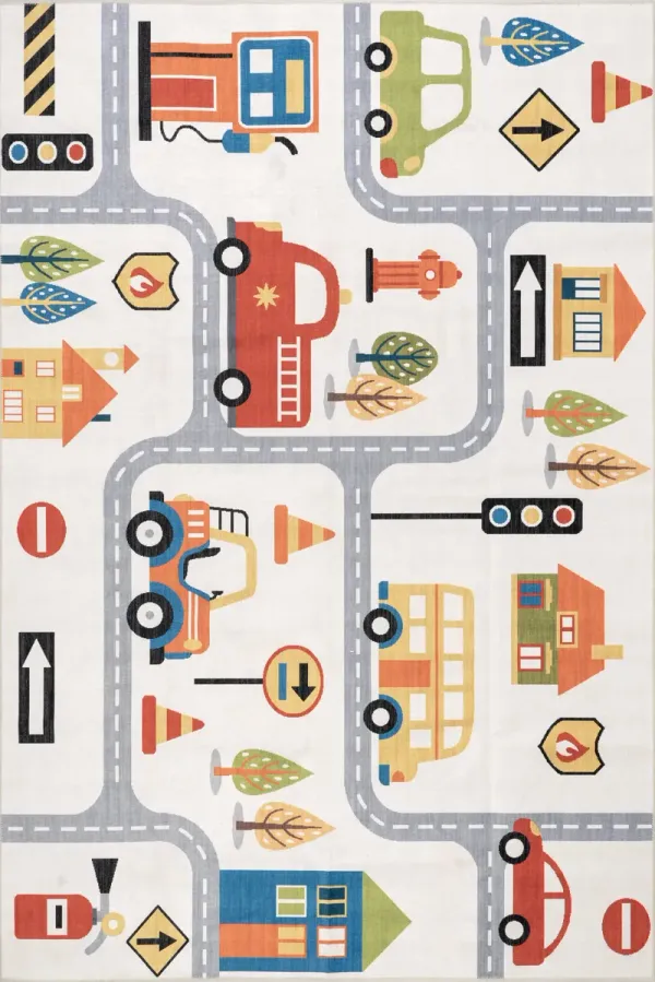 Jules Kids Spill Proof Washable Play Time Rug