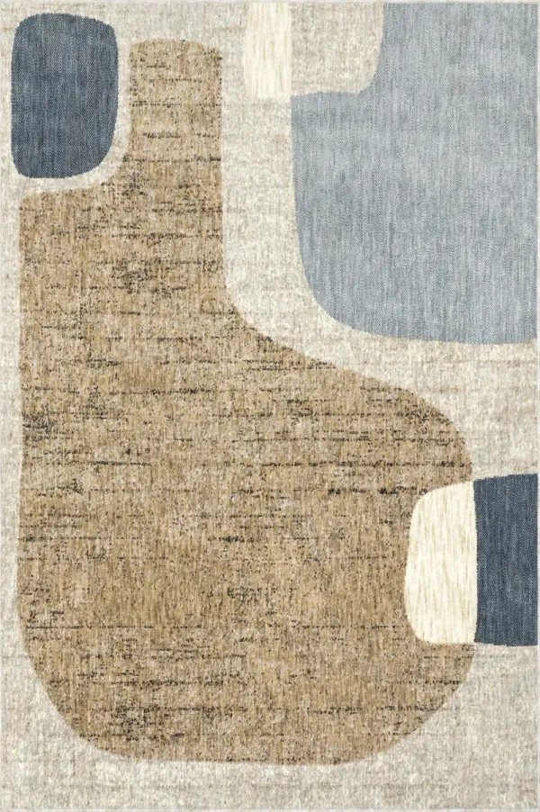 Ryanna Mid-Century Modern Abstract Area Rug