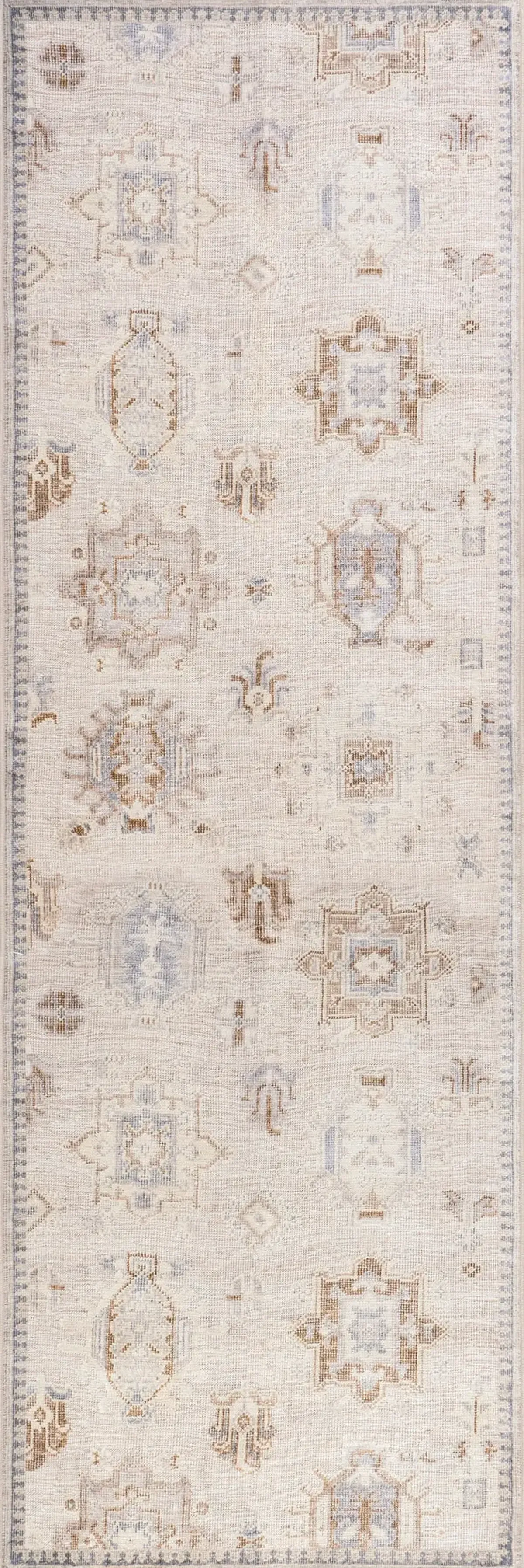 Brenda Hazy Heraldry Spill Proof Washable Rug