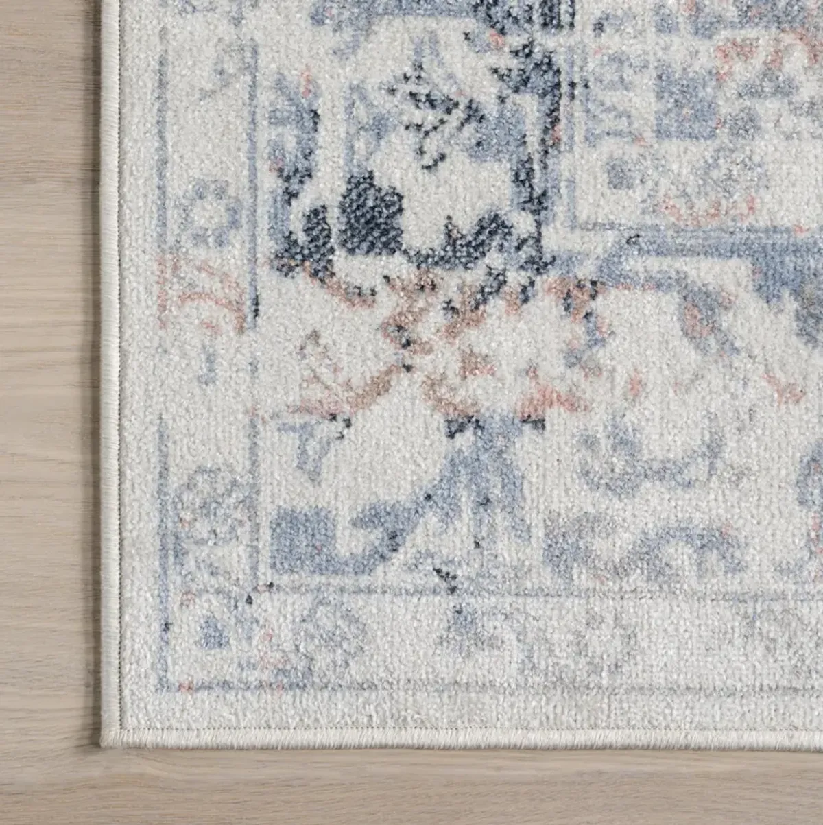Charlisa Washable Faded Snowflake Rug