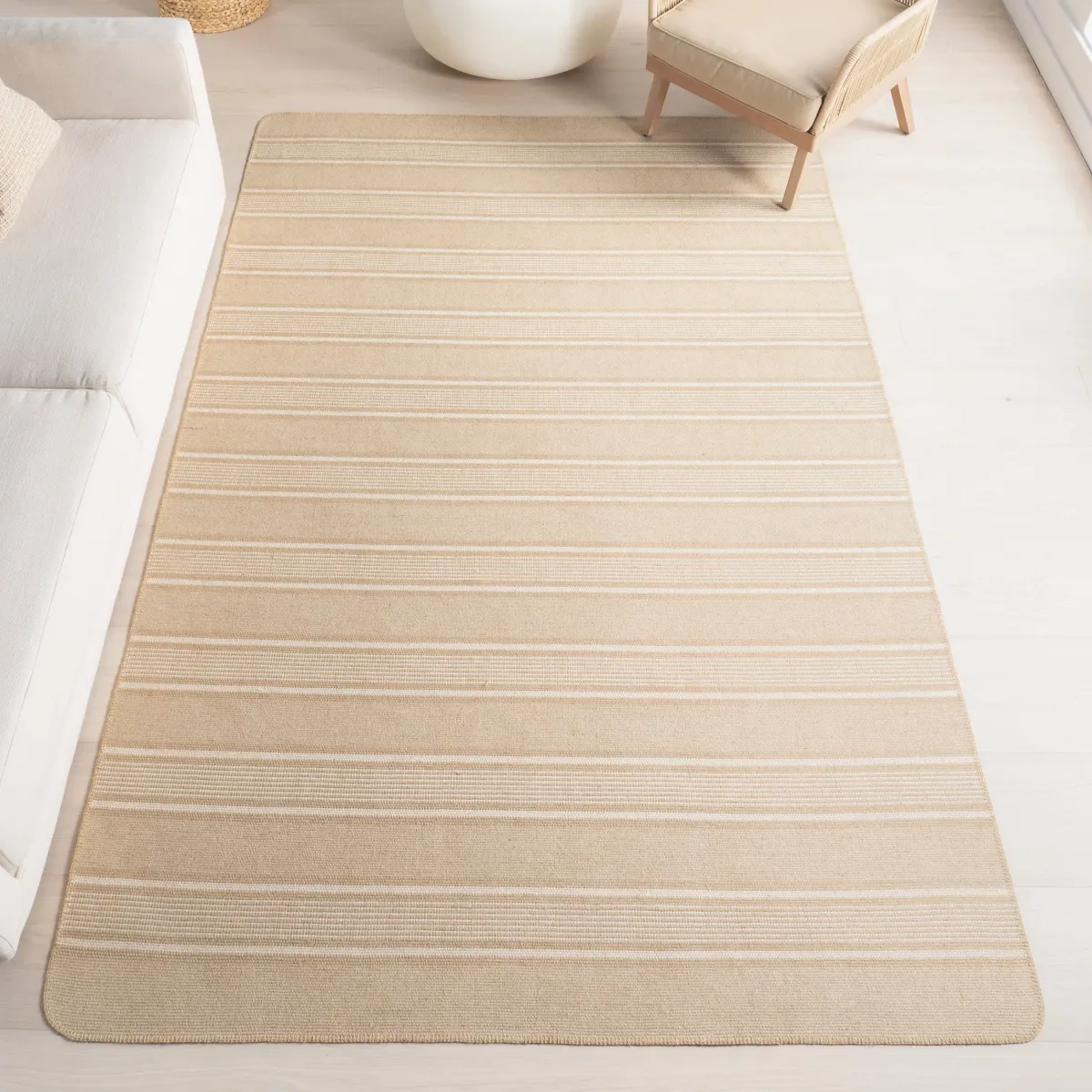 Loretta Striped Jute Rug