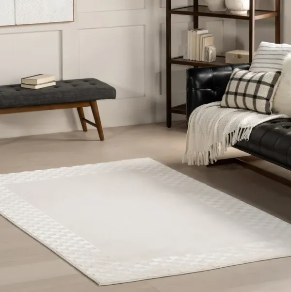 Corina Checkered Border Rug