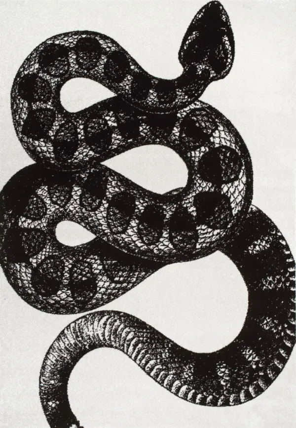 Simple Serpent Rug