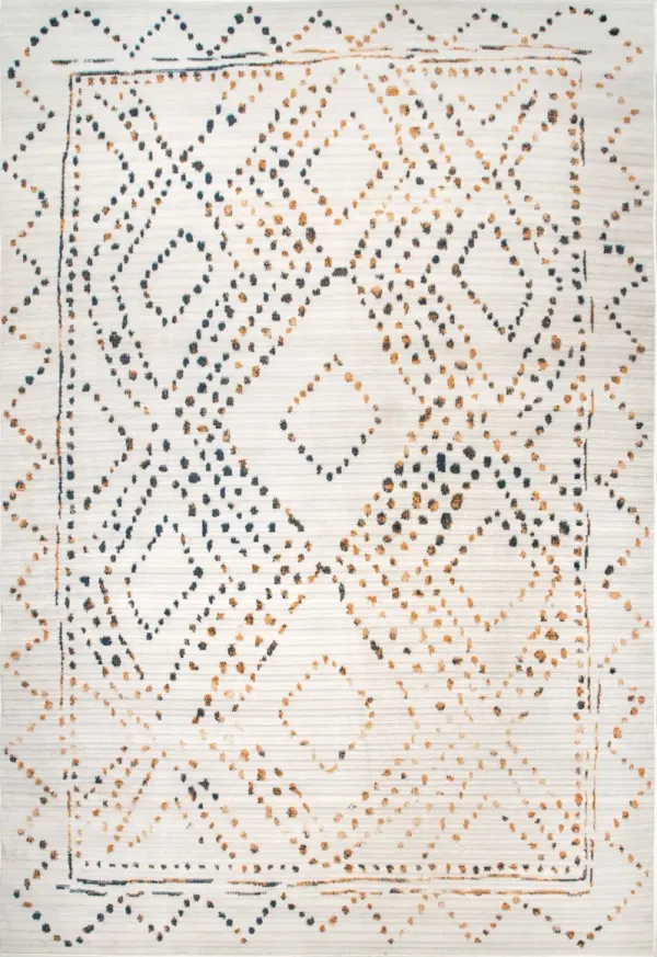 Dotted Diamond Trellis Rug