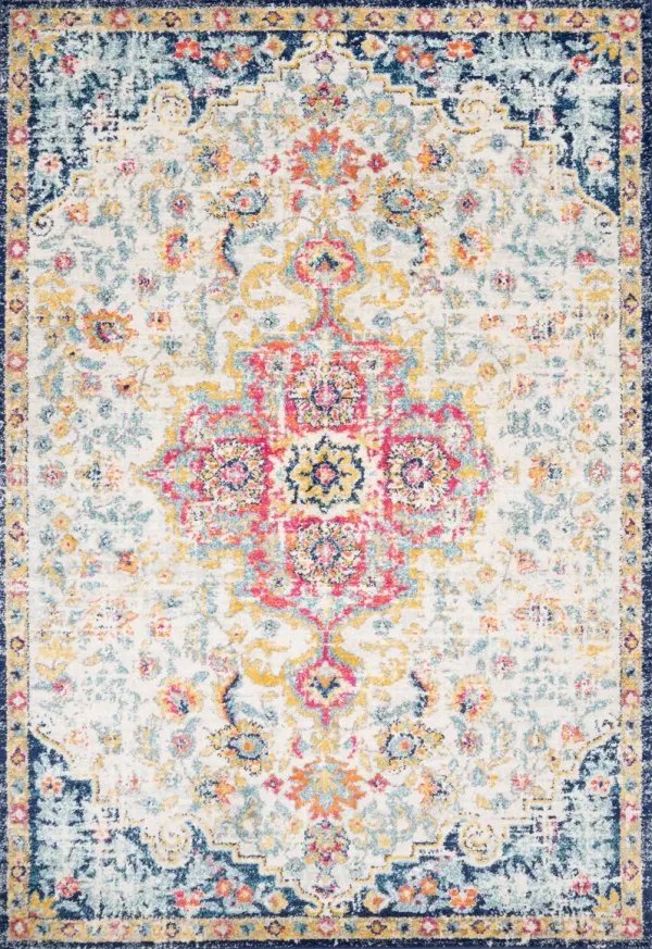 Floral Crowned Medallion Rug