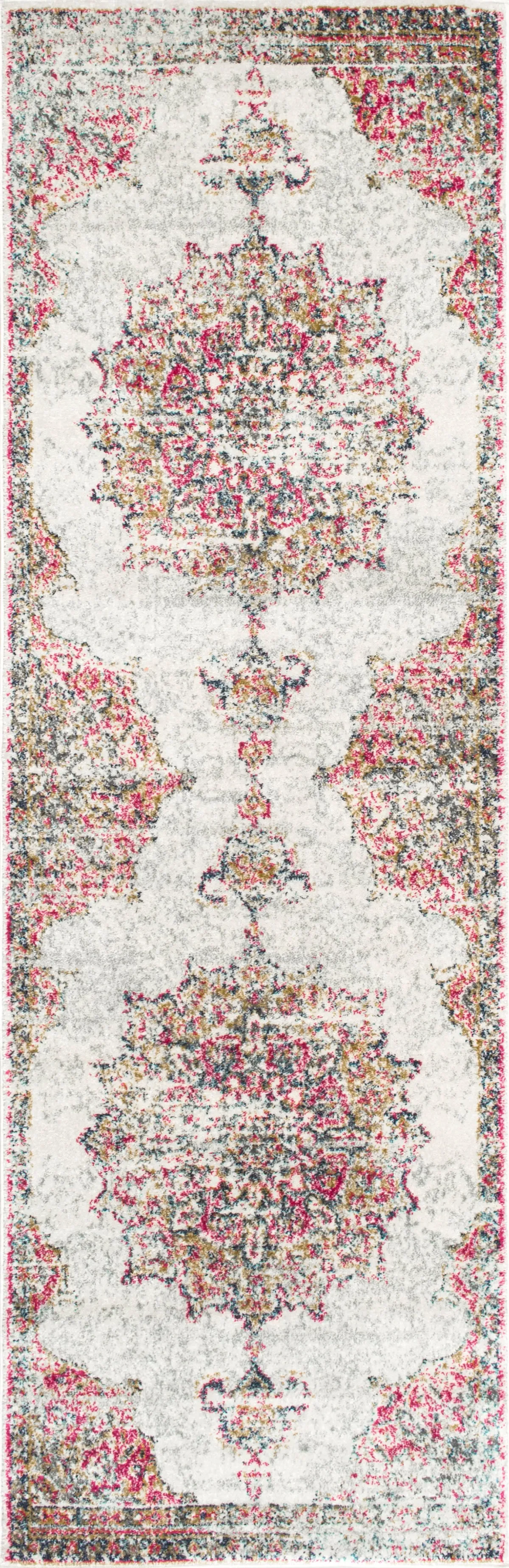 Sunny Wildflower Medallion Rug