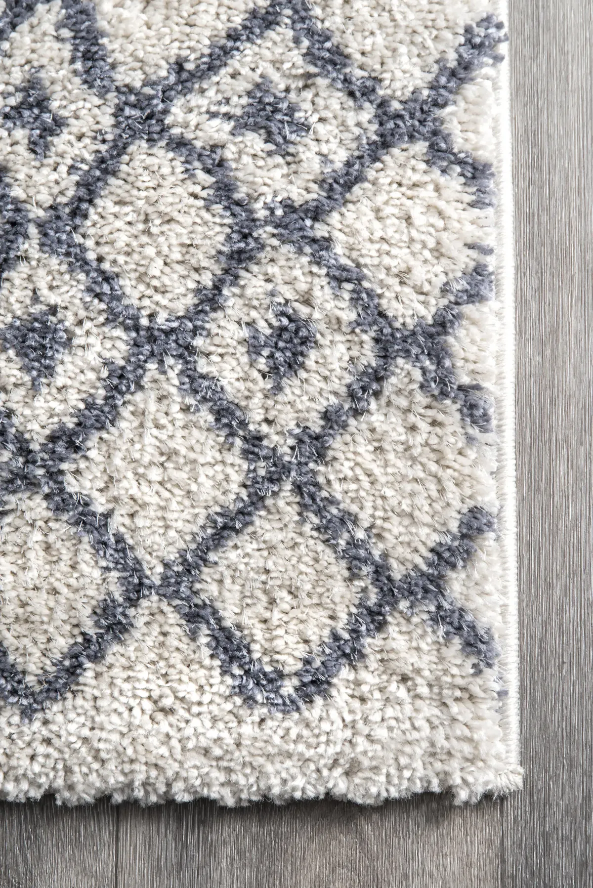 Moroccan Trellis Soft Shag Rug