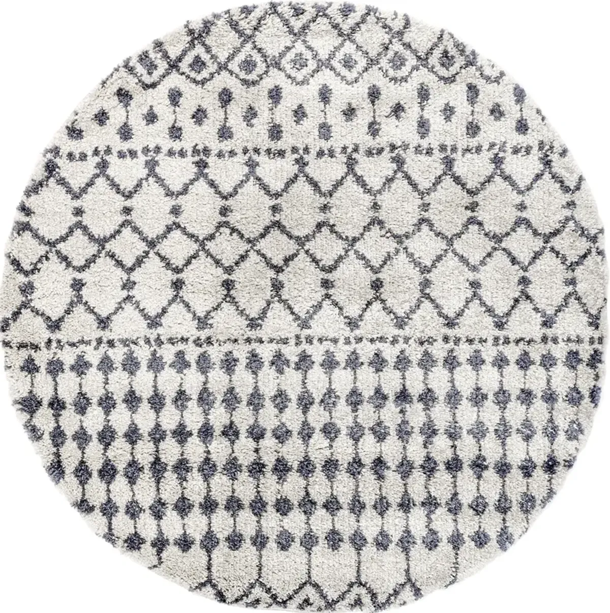 Moroccan Trellis Soft Shag Rug