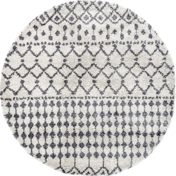 Moroccan Trellis Soft Shag Rug