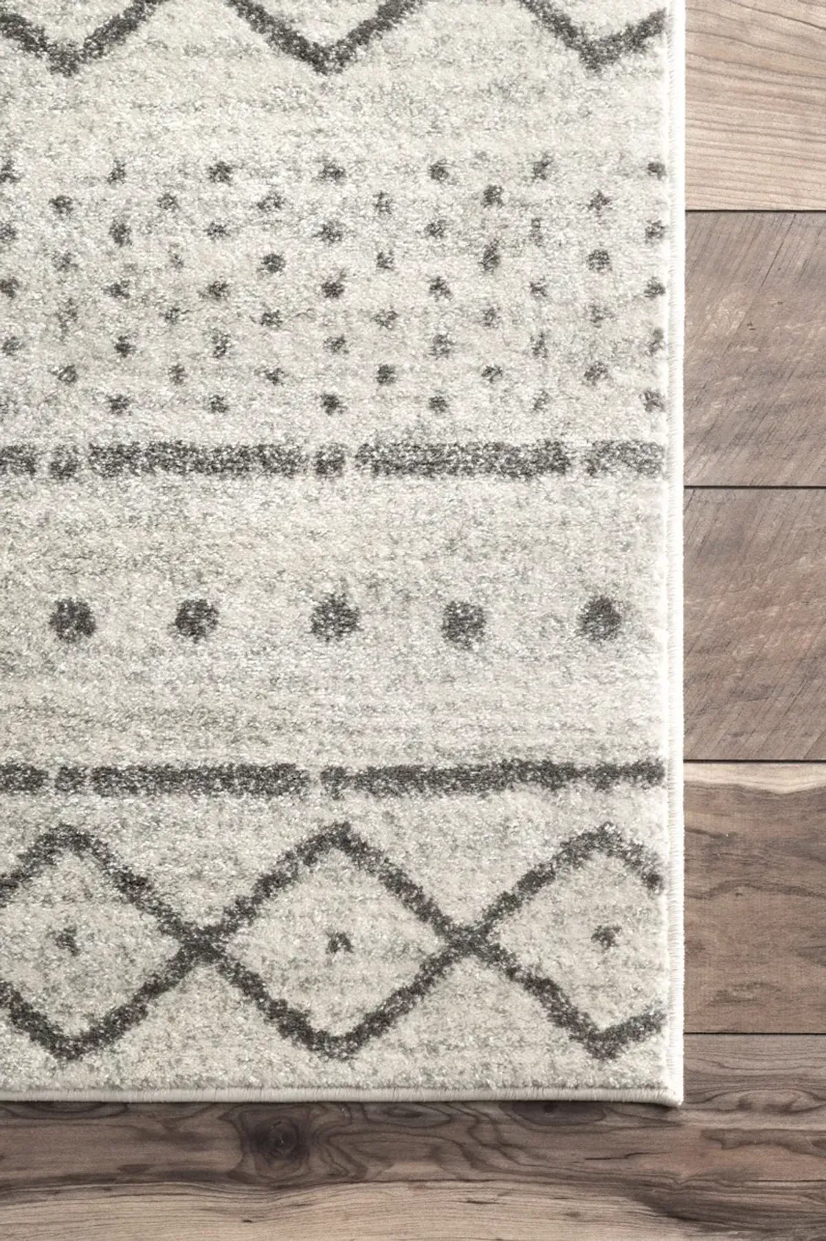 Striped Geometric Rug