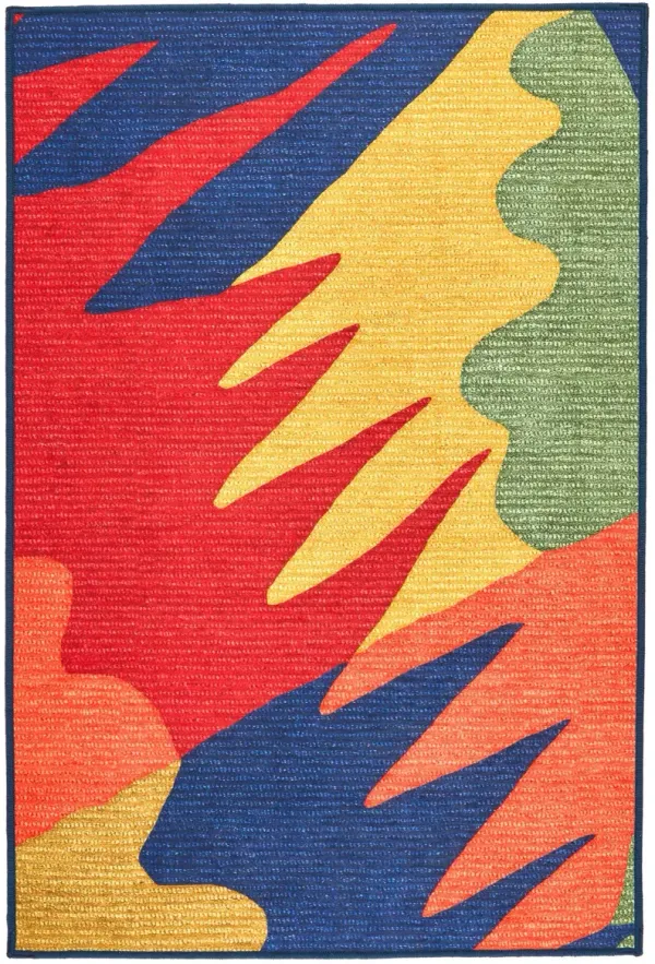 Graphic Machine Washable Rug