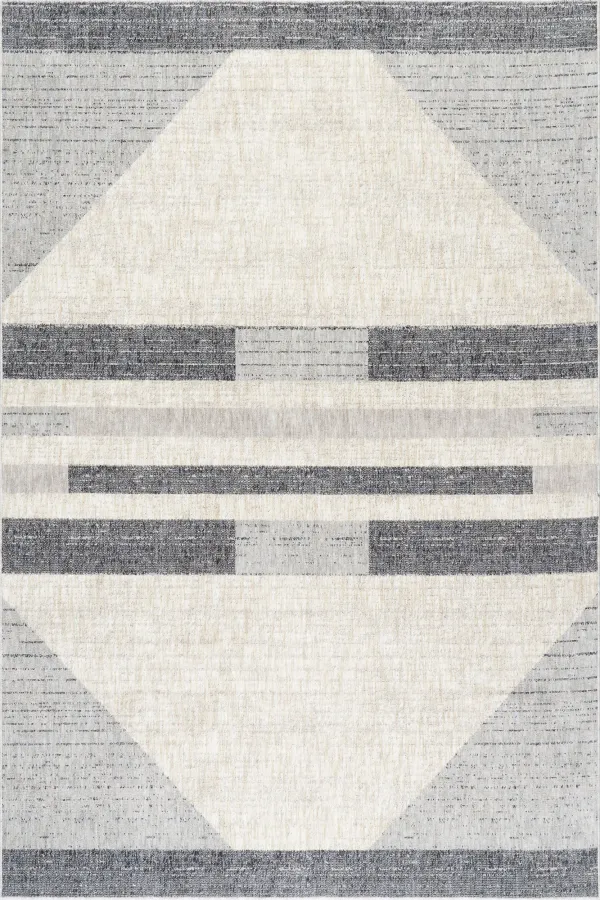 Karter Striped Trapezoid Rug