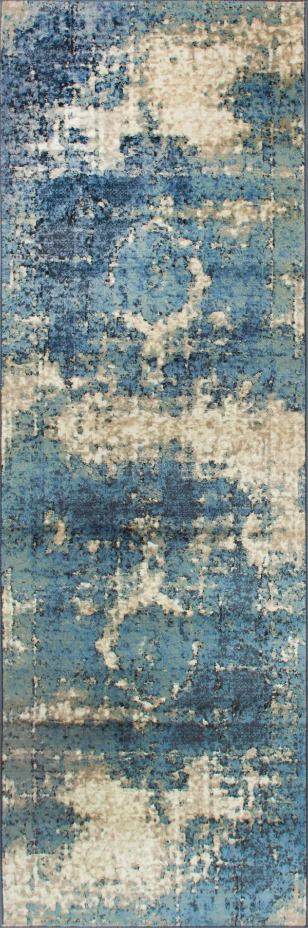 Distressed Foggy Medallion Rug