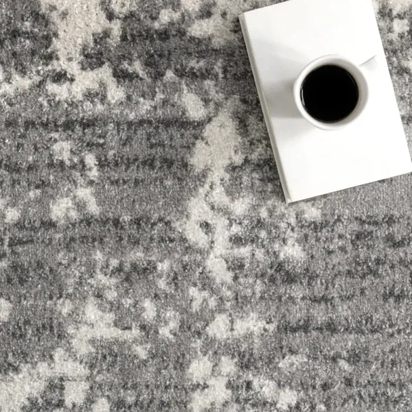 Ruby Distressed Mist Rug