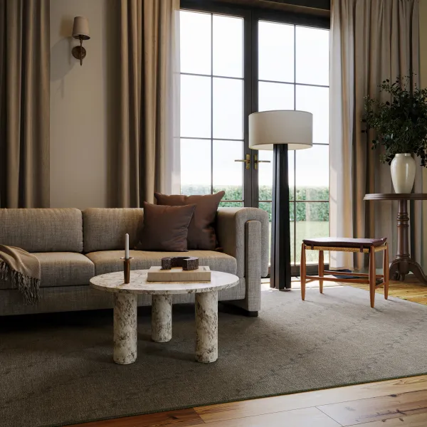 Ivy Floral Washable Rug by Nate Berkus