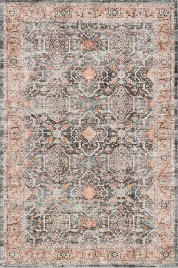 Hadlee Medallion Washable Rug