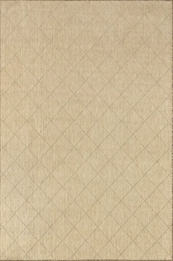 Kirstin Diamond Faux Jute Indoor/Outdoor Rug