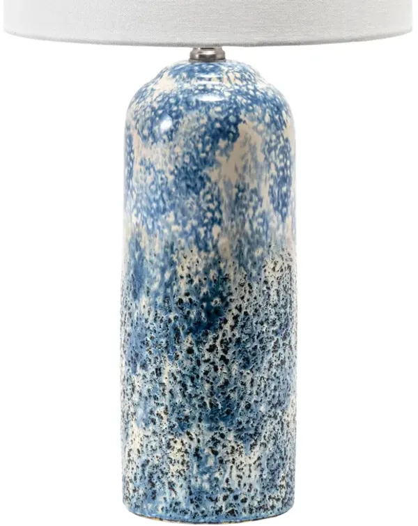 25-inch Shaded Mottled Ceramic Table Lamp