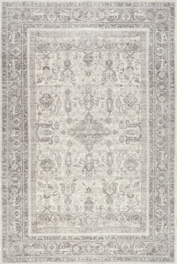 Ana Medallion Washable Rug