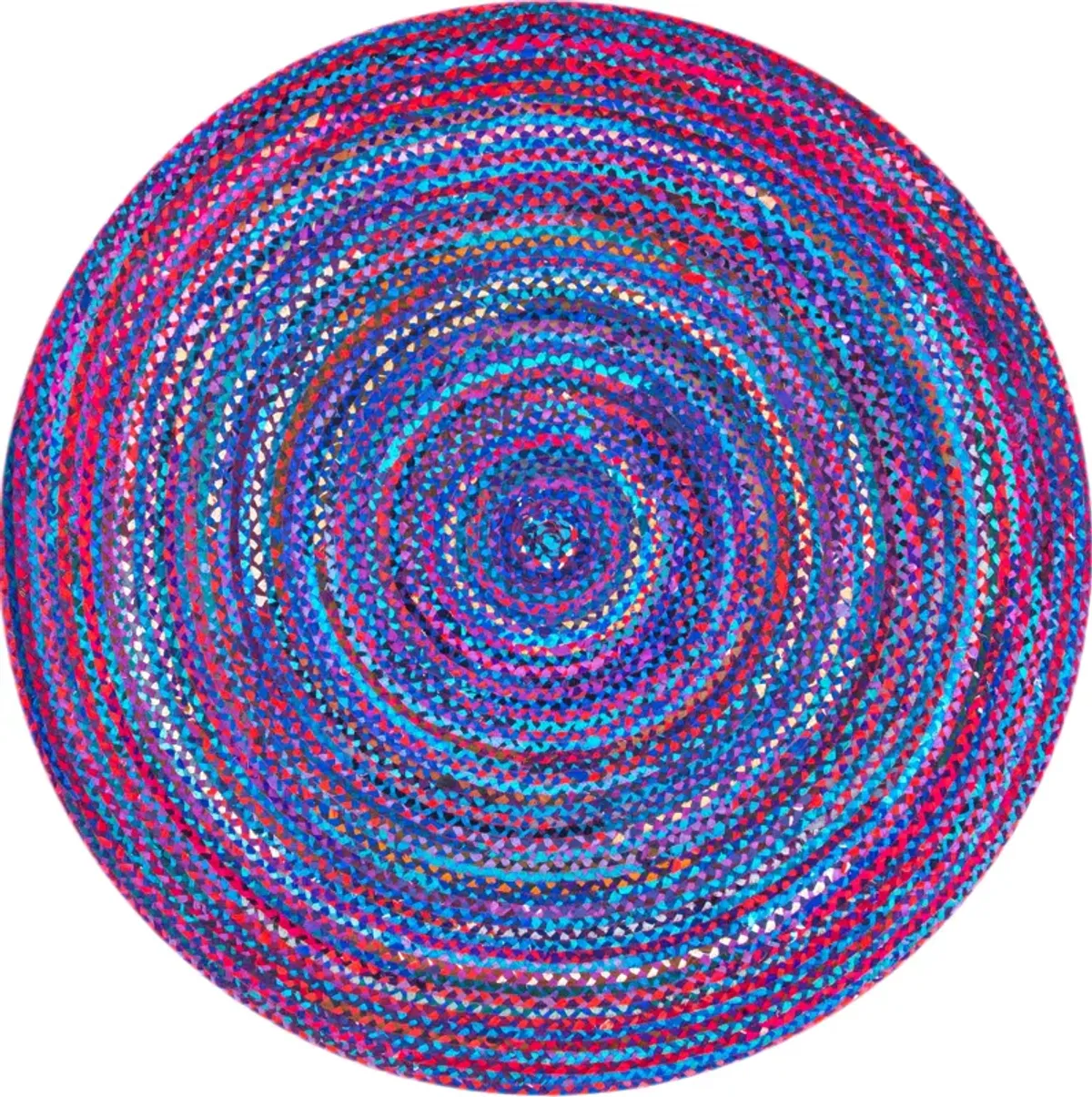 Bohemian Chindi Braided Rug
