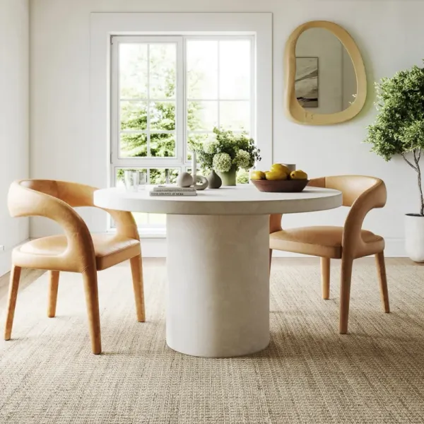 Chunky Jute Tasseled Rug