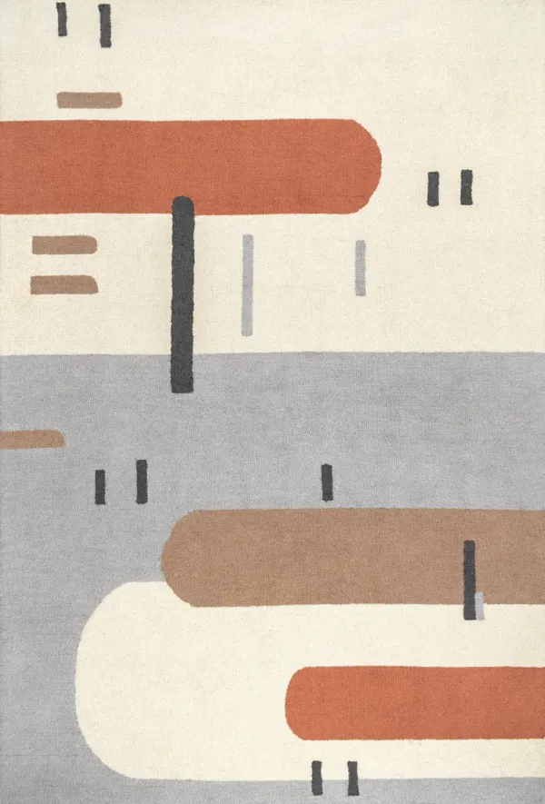 Alani Wool Modern Abstract Rug