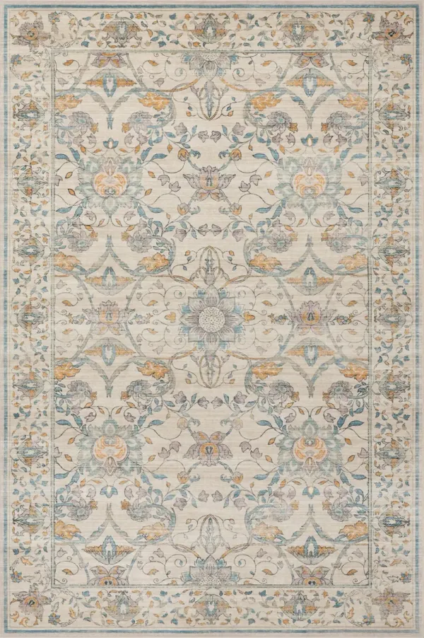 Alinae Floral Washable Rug