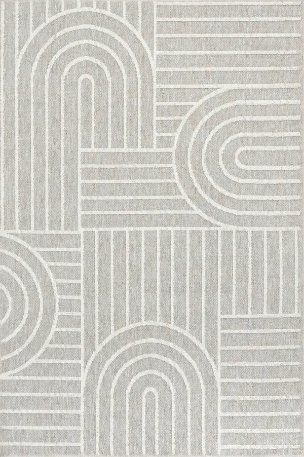 Margareta Geometric Arc Washable Rug