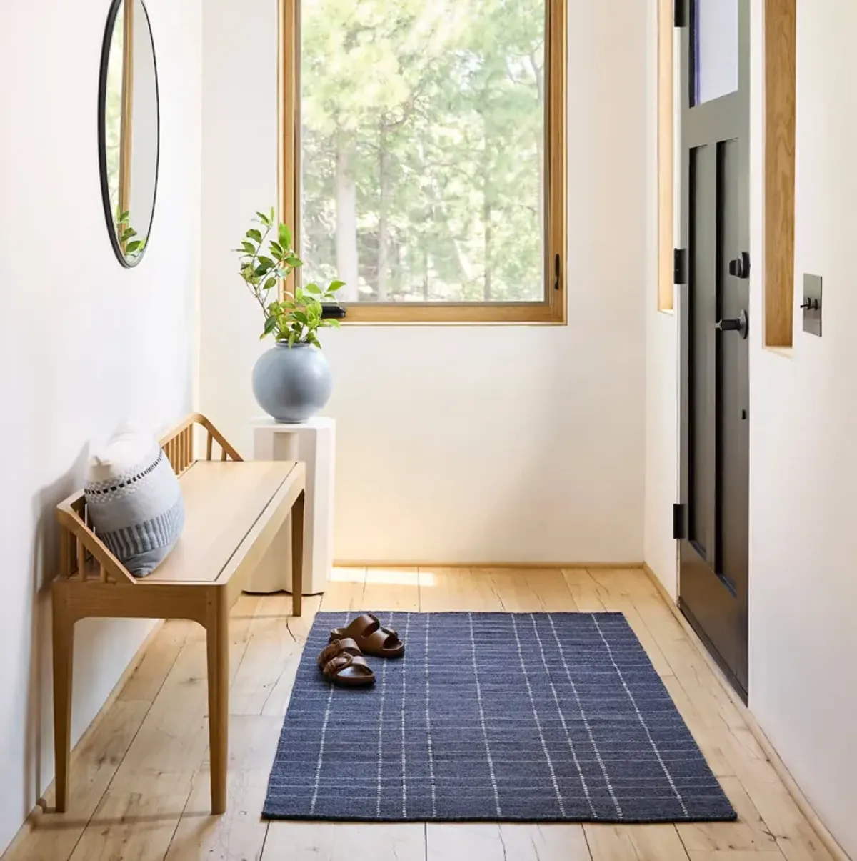 Charlie Plaid Wool Rug