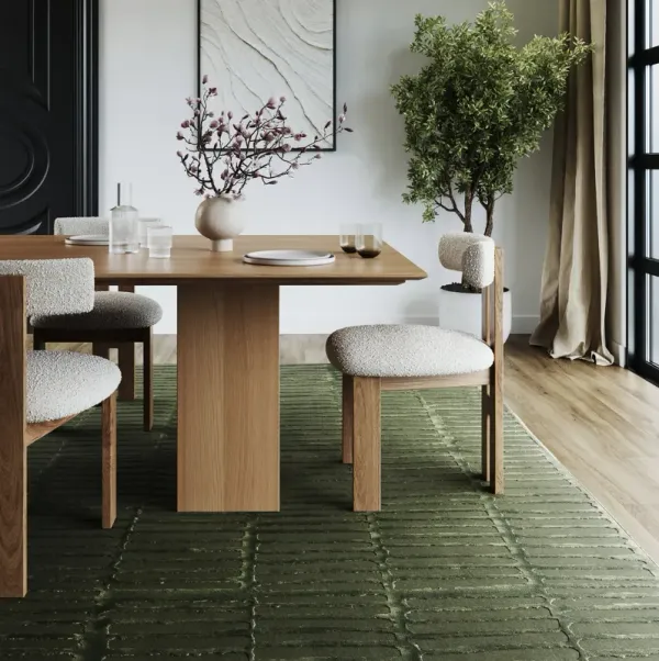 Cranbury Plush Textured Washable Rug