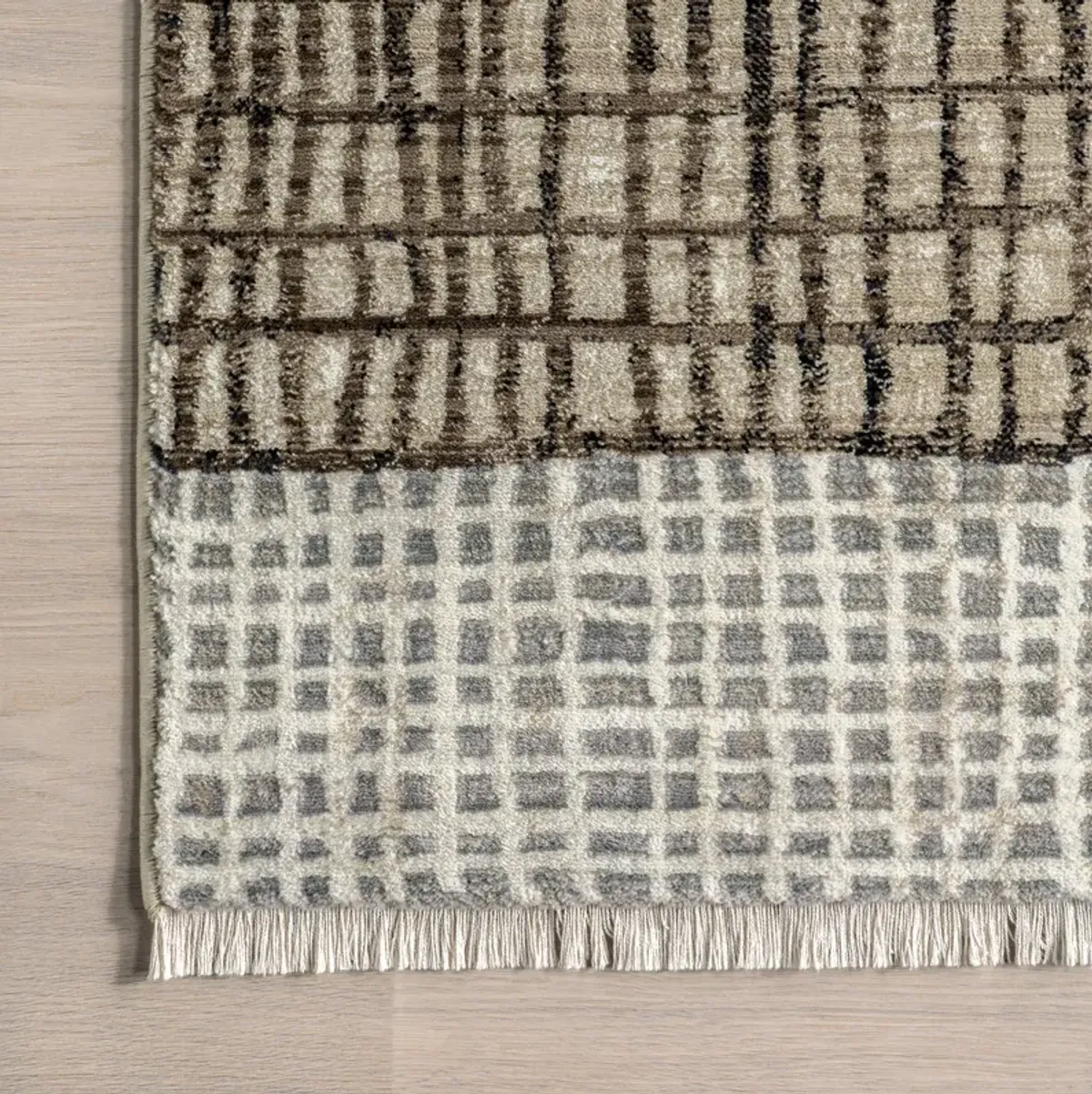 Park Abstract Checked Rug