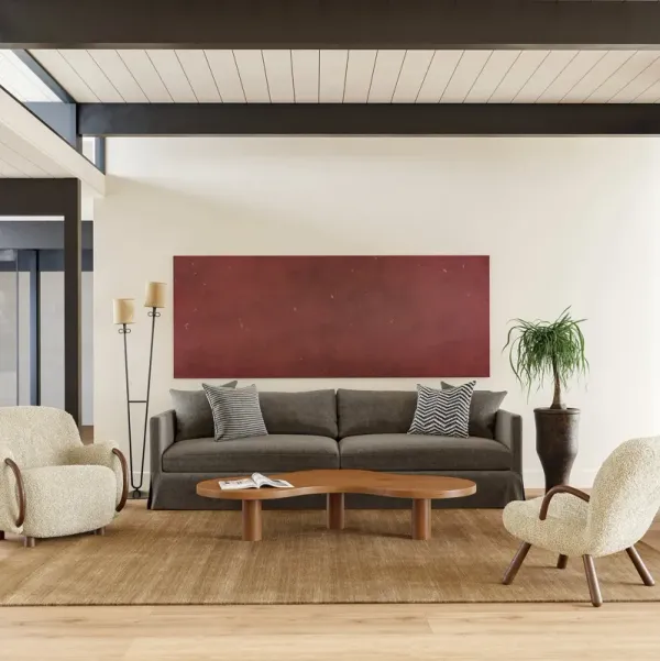 Arrel Speckled Wool-Blend Rug