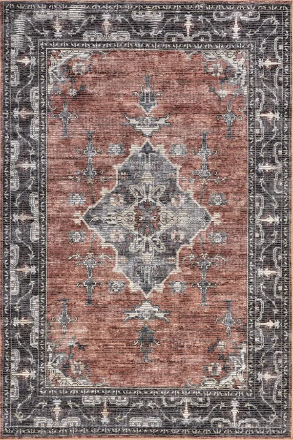 Wild Orchid Washable Rug