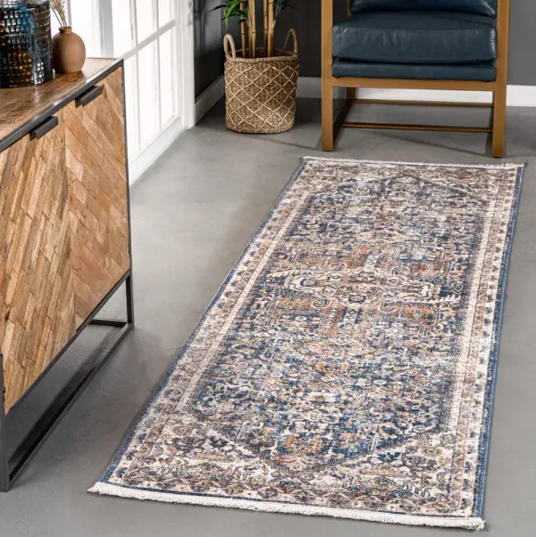 Idina Bordered Medallion Rug
