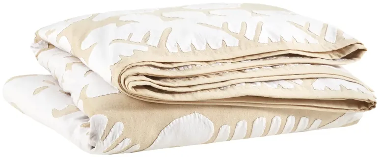 Knight Wood Cutwork Coverlet