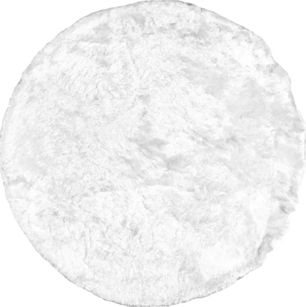 Silky Shine Solid Shag Rug