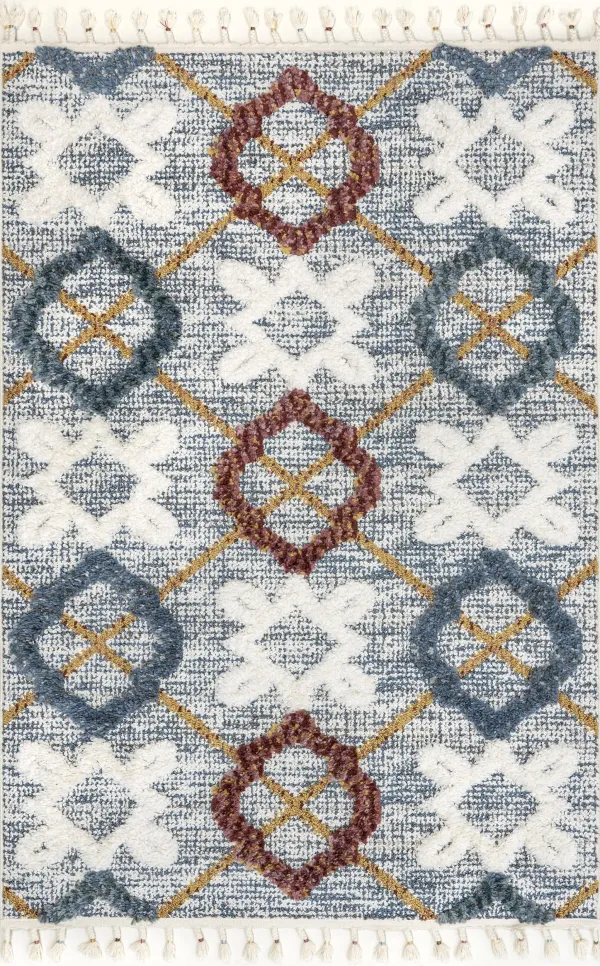 Renata Colorful Crosshatch Rug