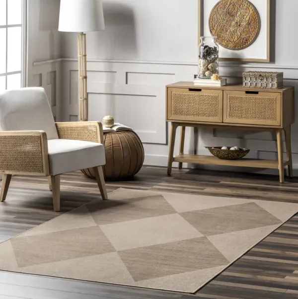 Adelina Easy-Jute Washable Trellis Rug