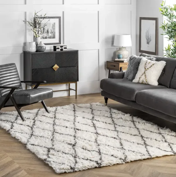 Wool Moroccan Shag Rug