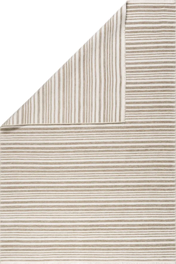 Melany Striped Reversible Washable Rug