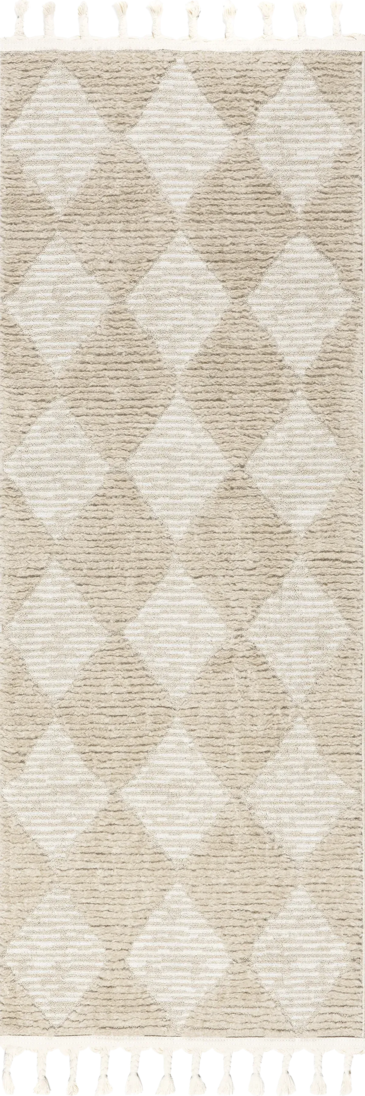 Aylin Diamond Tasseled Rug