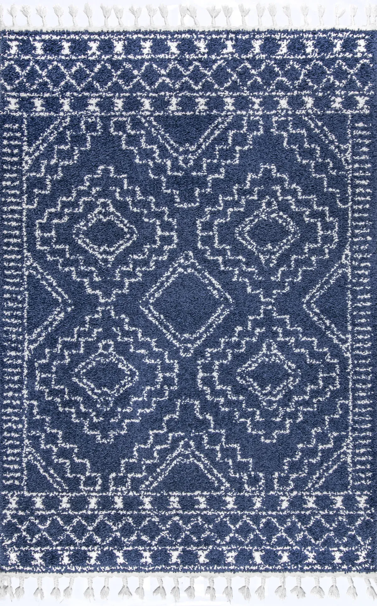 Moroccan Tasseled Rug