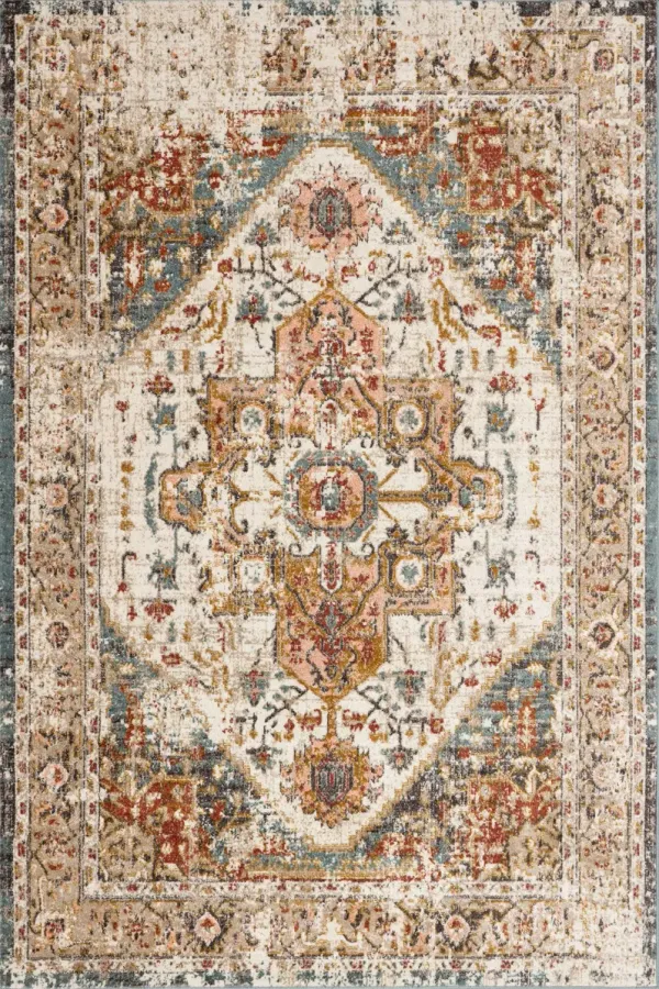 Fading Herati Medallion Rug