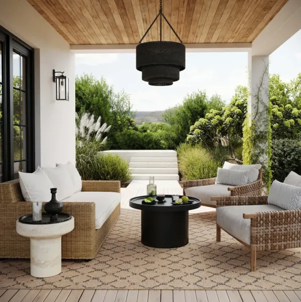 Lalita Contemporary Diamond Indoor/Outdoor Rug