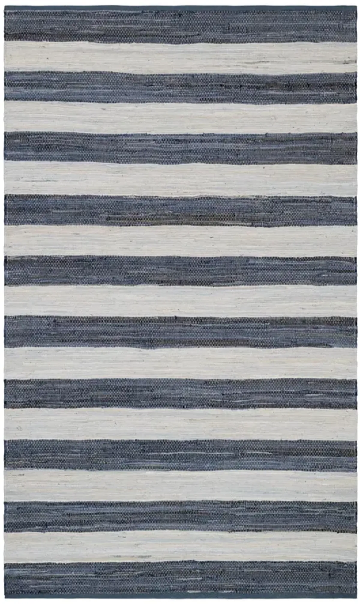 Striped Rag Handwoven Cotton Rug