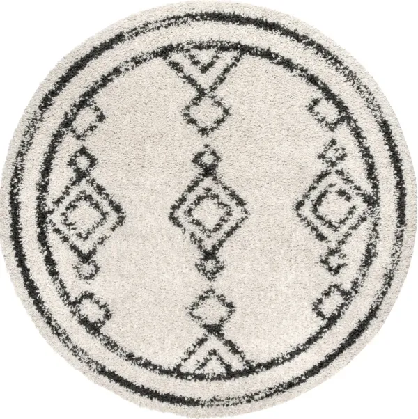 Moroccan Diamond Drop Tassel Rug