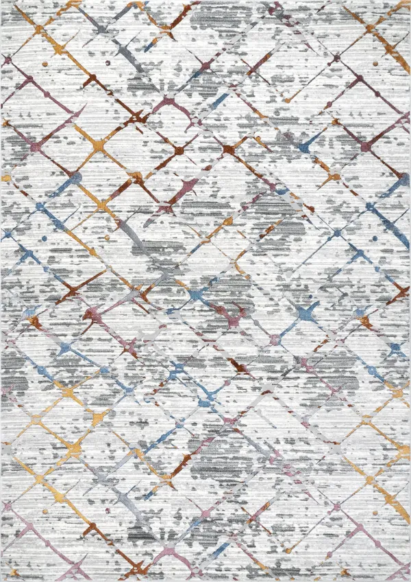 Striated Abstract Rug